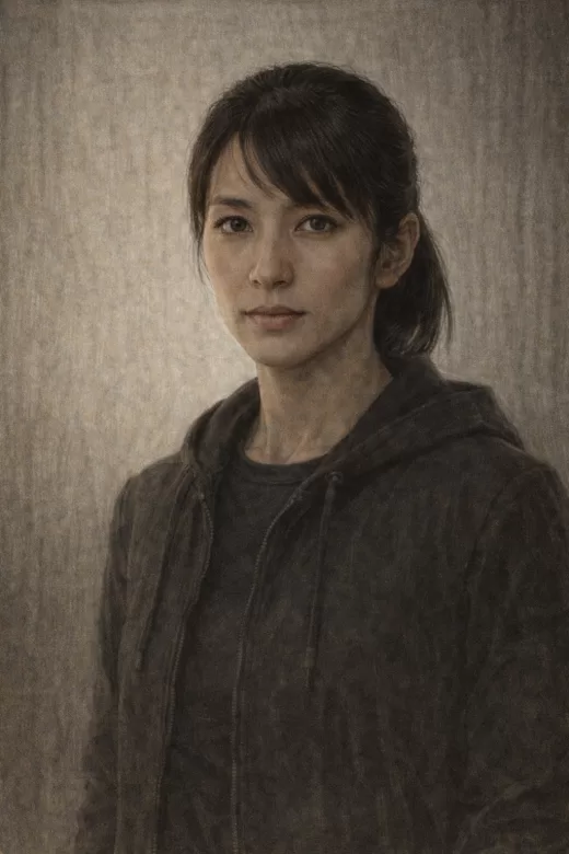 Hana Kim — character portrait